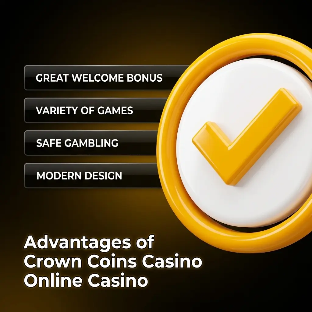 Crown Coins Casino advantages including welcome bonus, 500+ games, and sweepstakes legal model for US players
