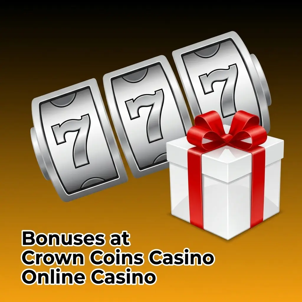 Crown Coins Casino bonuses including welcome package, daily login rewards, purchase promotions, and ongoing player offers
