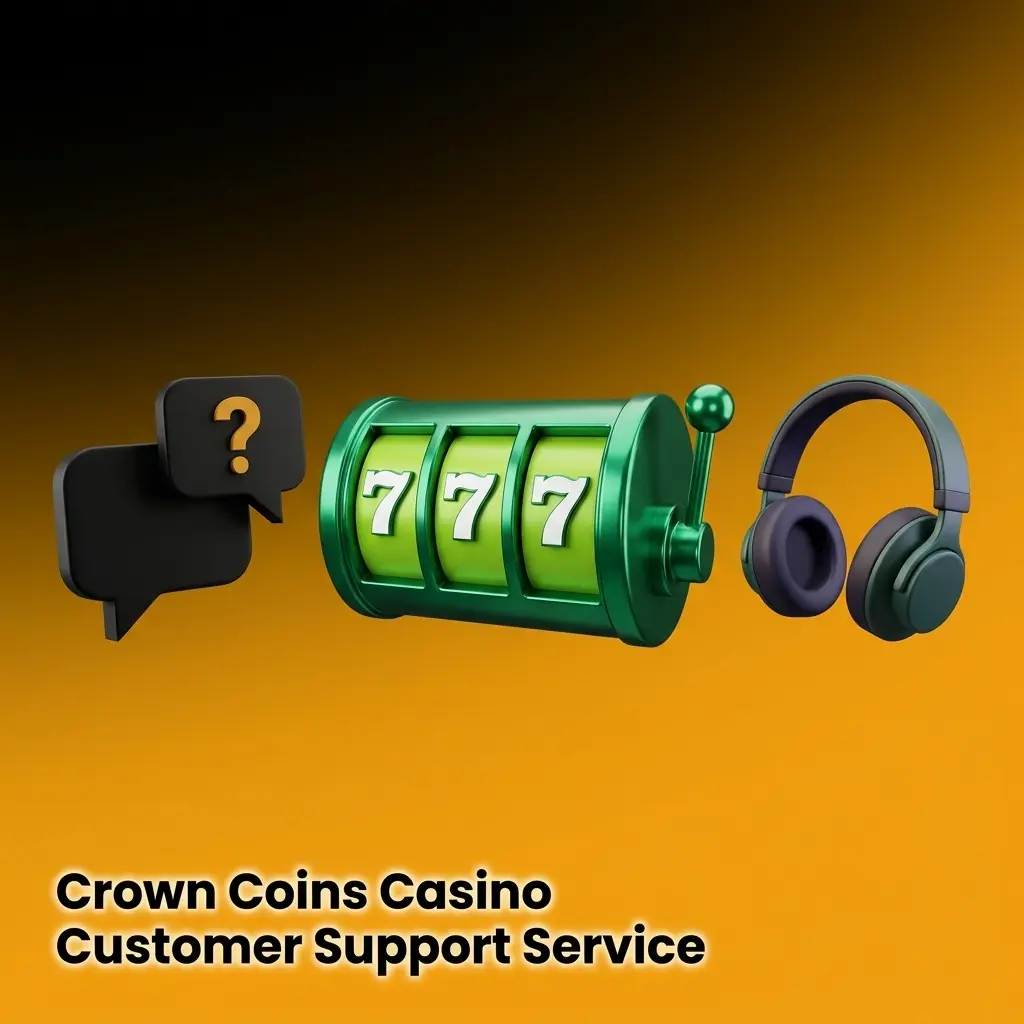 Crown Coins Casino customer support options including live chat, email, and help center access